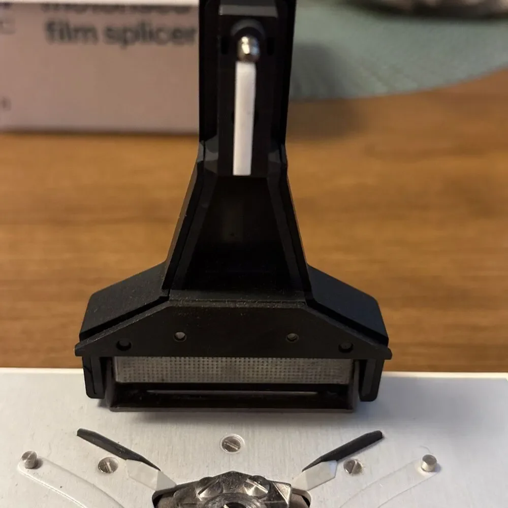 HAHNEL kollmatic SD8 motorized film splicer klebe presse - Standard & Super 8
